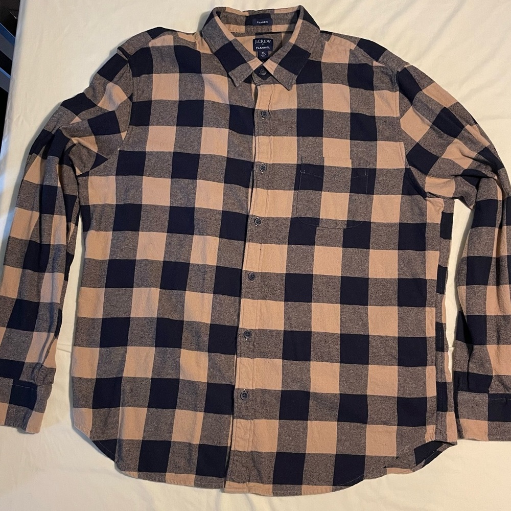 J.Crew mens flannel XL